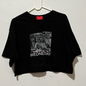 So tomorrow is Thursday and Friday off - thus Wednesday crop top